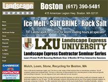 Tablet Screenshot of bostonlandscapesupply.com